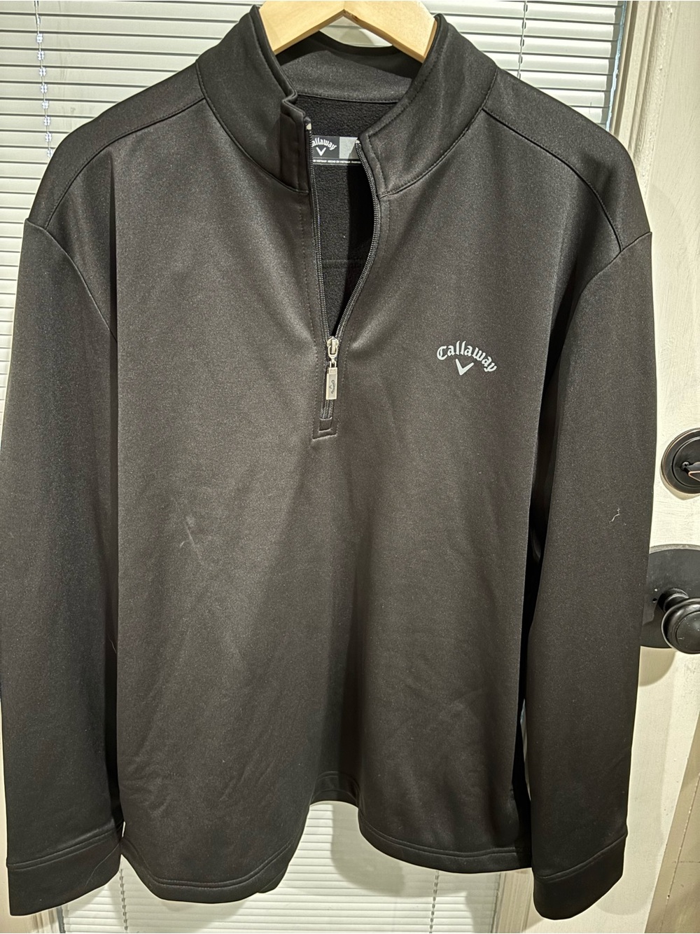 Callaway Men’s Black Half-Zip Golf Pullover